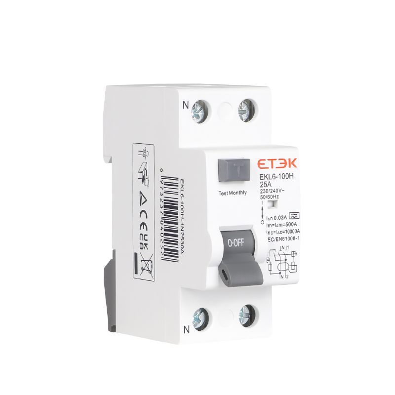 EKL6-100 magnetic type 2P RCCB RCD 