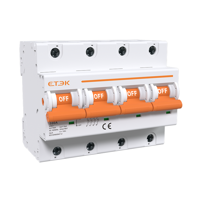 ETEK 10kA MCB EKM3-125H Сильноточный миниатюрный автоматический ...