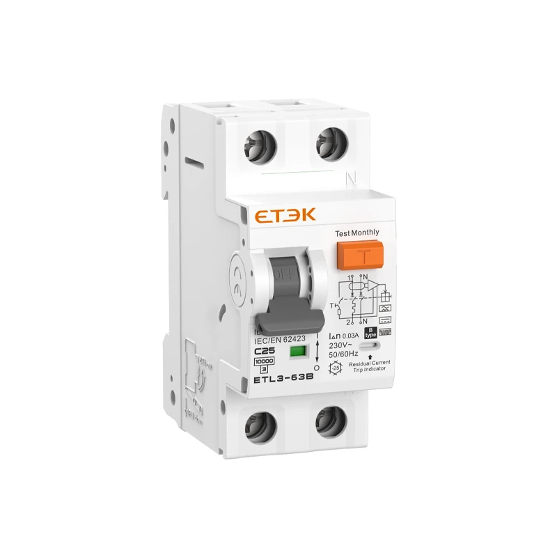 10kA Residual Current Circuit Breaker with Overcurrent Protection