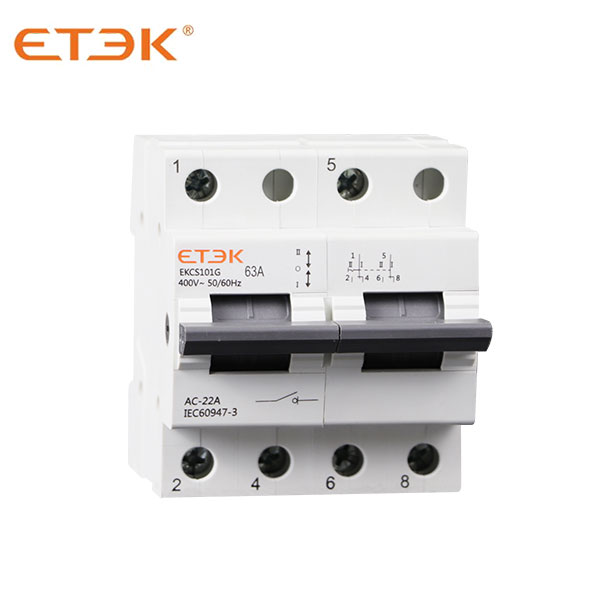 EKCS101G Modular Changeover Switch 2P