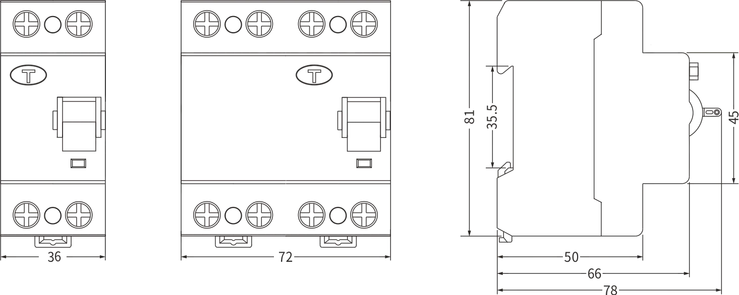 RCCB-EKL1-63-Размер
